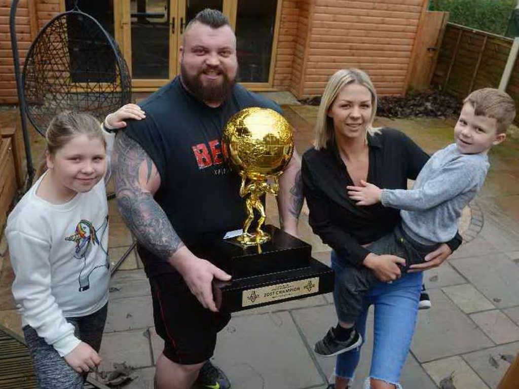 Eddie Hall Family