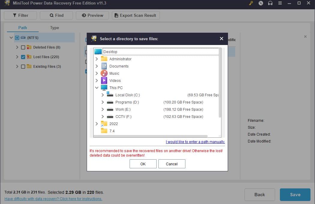Recover Data