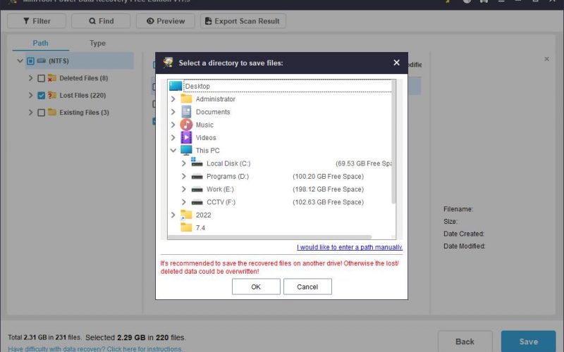 Recover Data