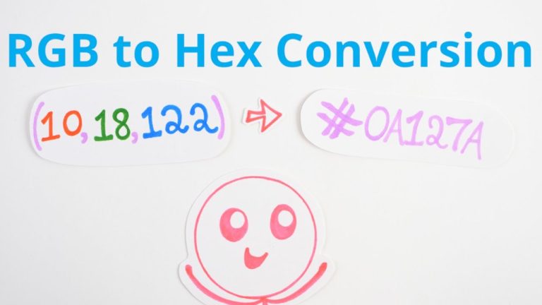 How the RGB HEX converter works