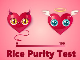 What is the Rice purity test and how do you play?