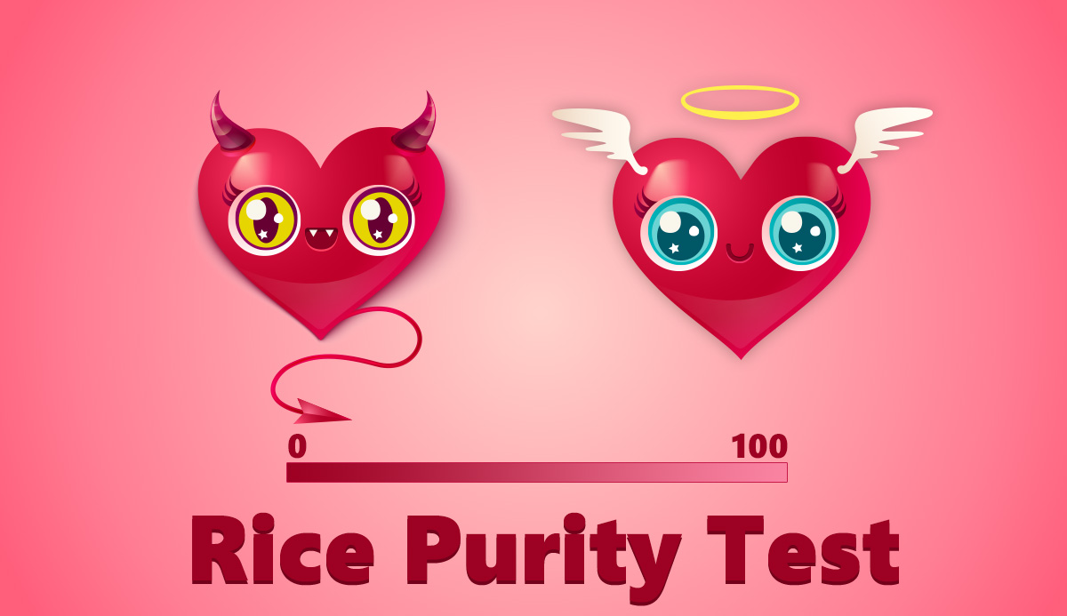 What is the Rice purity test and how do you play?