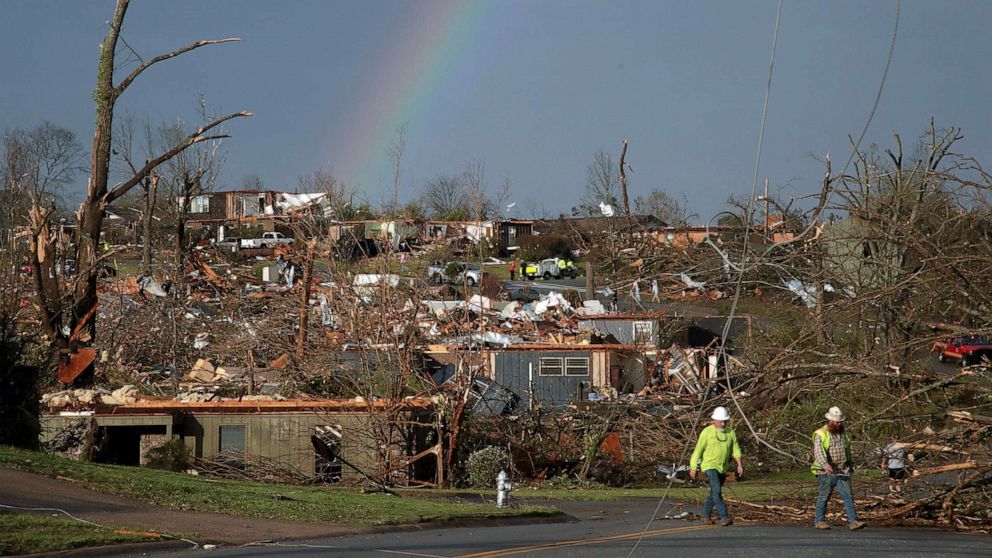 Arkansas tornado outbreak, devastating storms across US