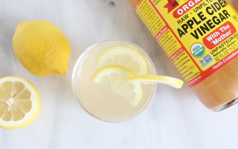 Apple Cider Vinegar and Lemon Juice