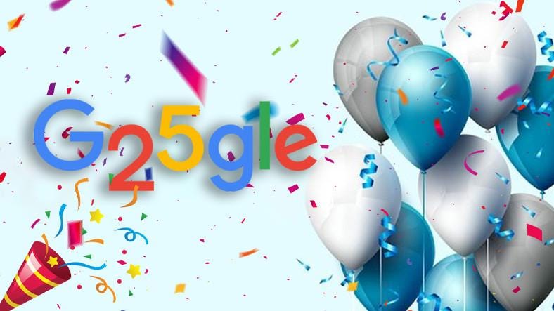 Google's 25th Anniversary