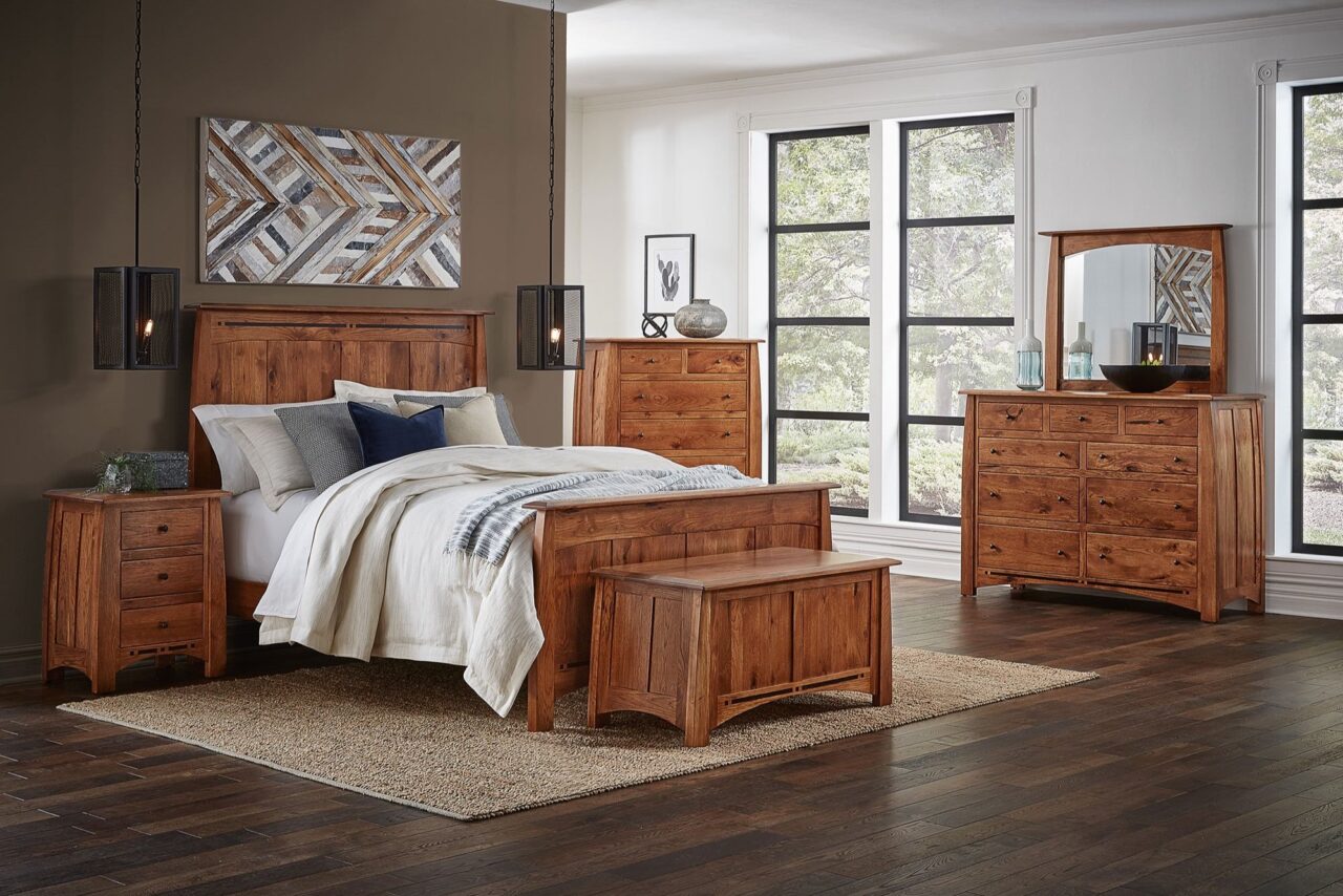 solid wood bedroom furniture made in USA