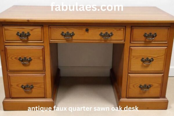 Discovering the Timeless Appeal of an Antique Faux Quarter Sawn Oak Desk antique faux quarter sawn oak desk